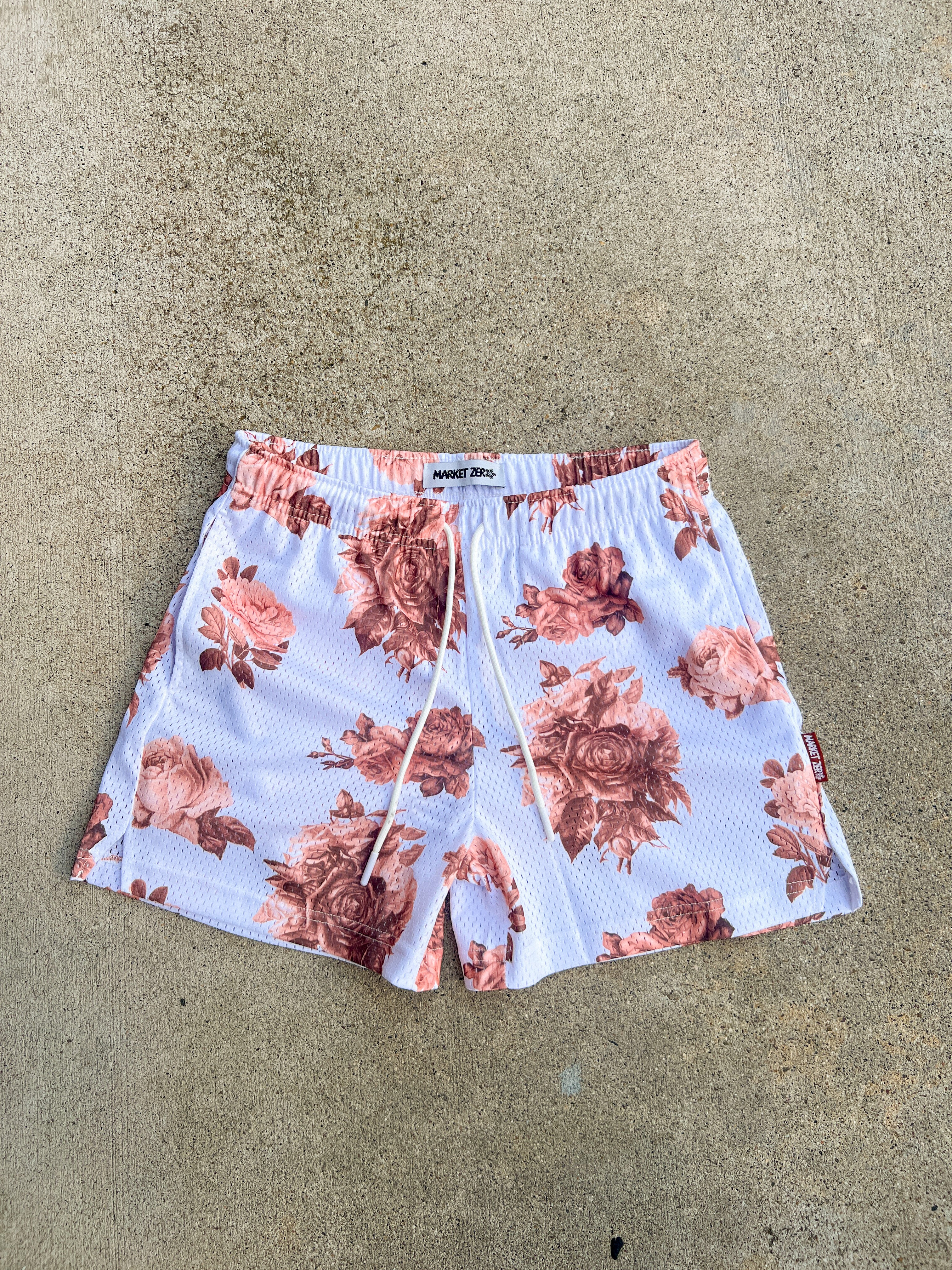 Pastel Floral Mesh Shorts – Market Zero